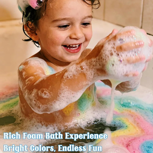 6-12PCS  Kids Bath Bombs Natural Mega Bubbles Surprise Ocean Toys Gift Set Skin Friendly Bathing Kit for Boys and Girls