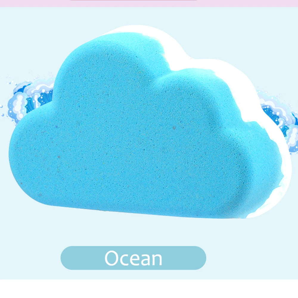 Blue Ocean Rainbow Bath Bombs, Colorful Dissolving Bath Toys with Surprise，Boys And Girls The Perf Colors, The Perfect Bath Gift