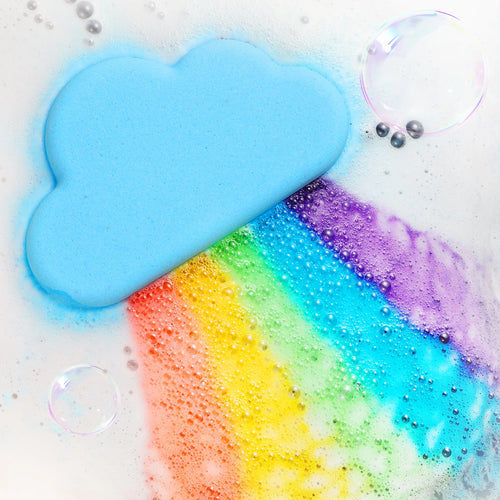 Blue Ocean Rainbow Bath Bombs, Colorful Dissolving Bath Toys with Surprise，Boys And Girls The Perf Colors, The Perfect Bath Gift